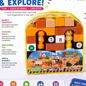 Construction Building Blocks Learning Set (29 Pieces)