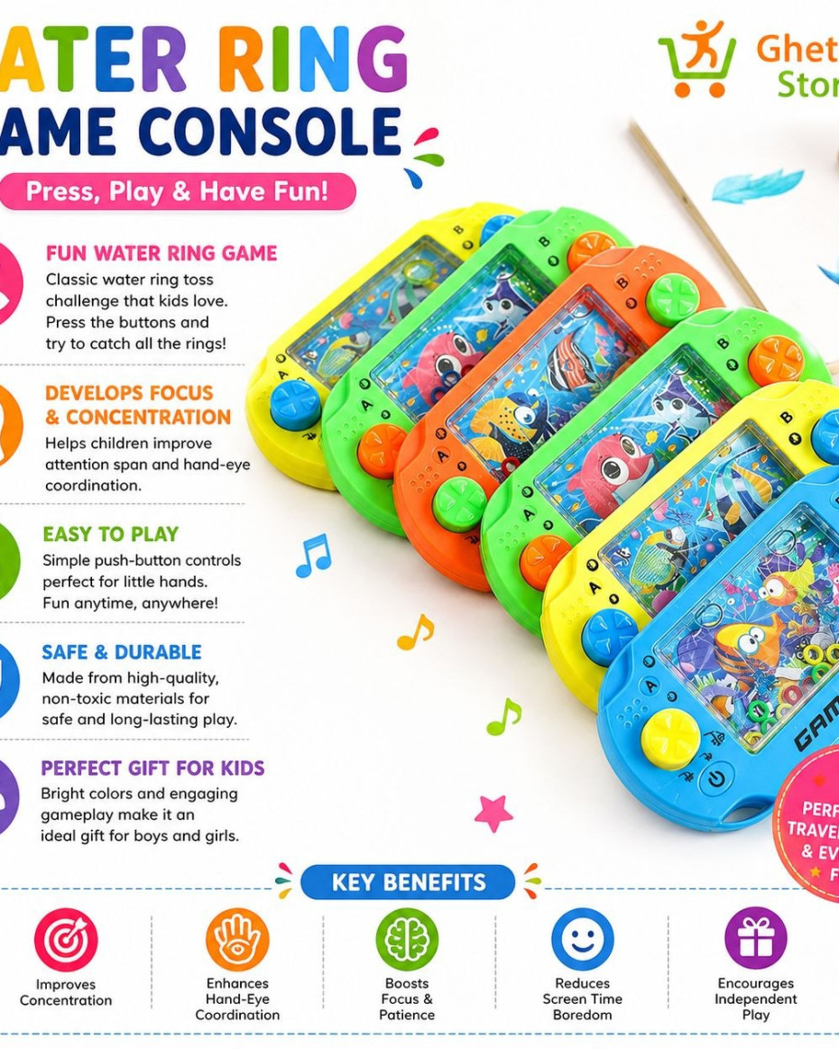 Water Ring Toss Handheld Game