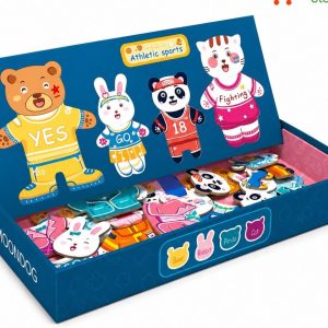 Wooden Dress-Up Puzzle Set