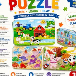 100-Piece Jigsaw Puzzle Set