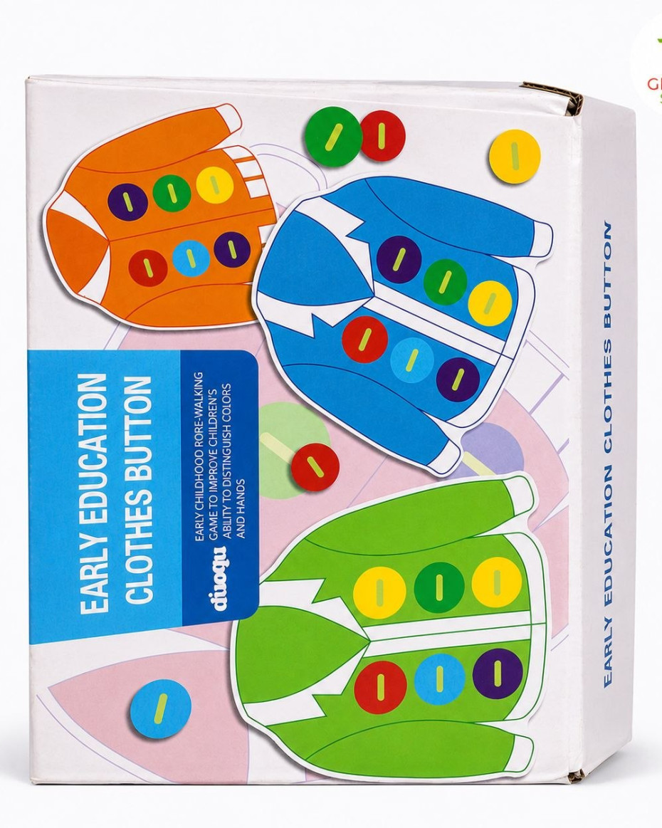 Early Education Clothes Button Learning Set