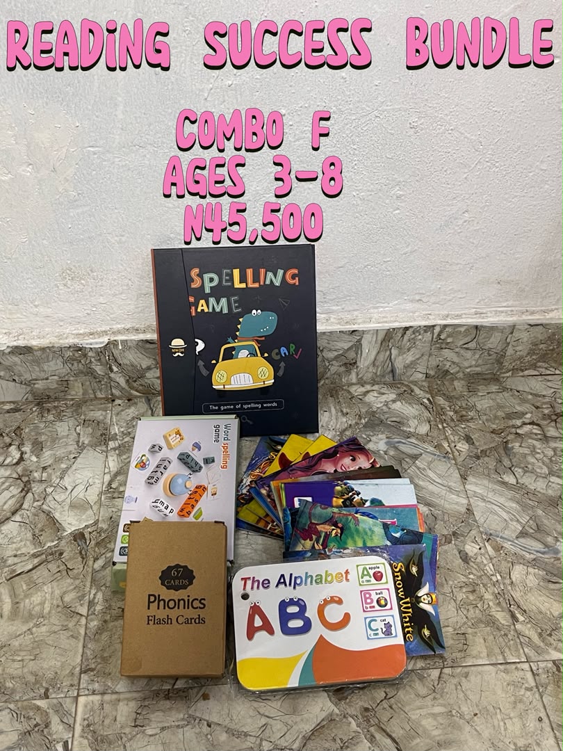 Combo F: Reading Success Bundles (3-8 yrs) N45,500