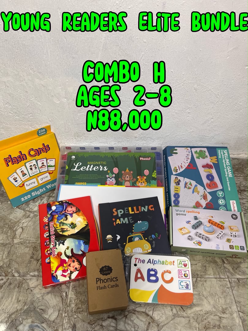 Combo H: Young Readers Elite Bundle (2-8 yrs)