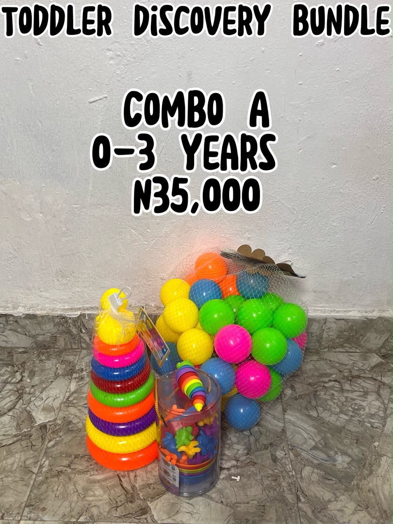 Combo A: Toddler Discovery Bundle (0–3 Yrs)