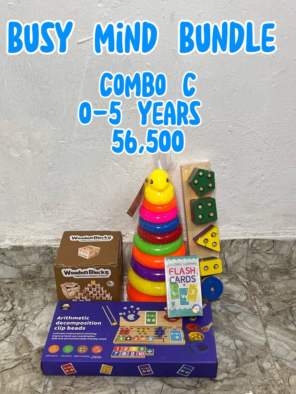Combo C: Busy Minds Bundle (0-5 yrs)