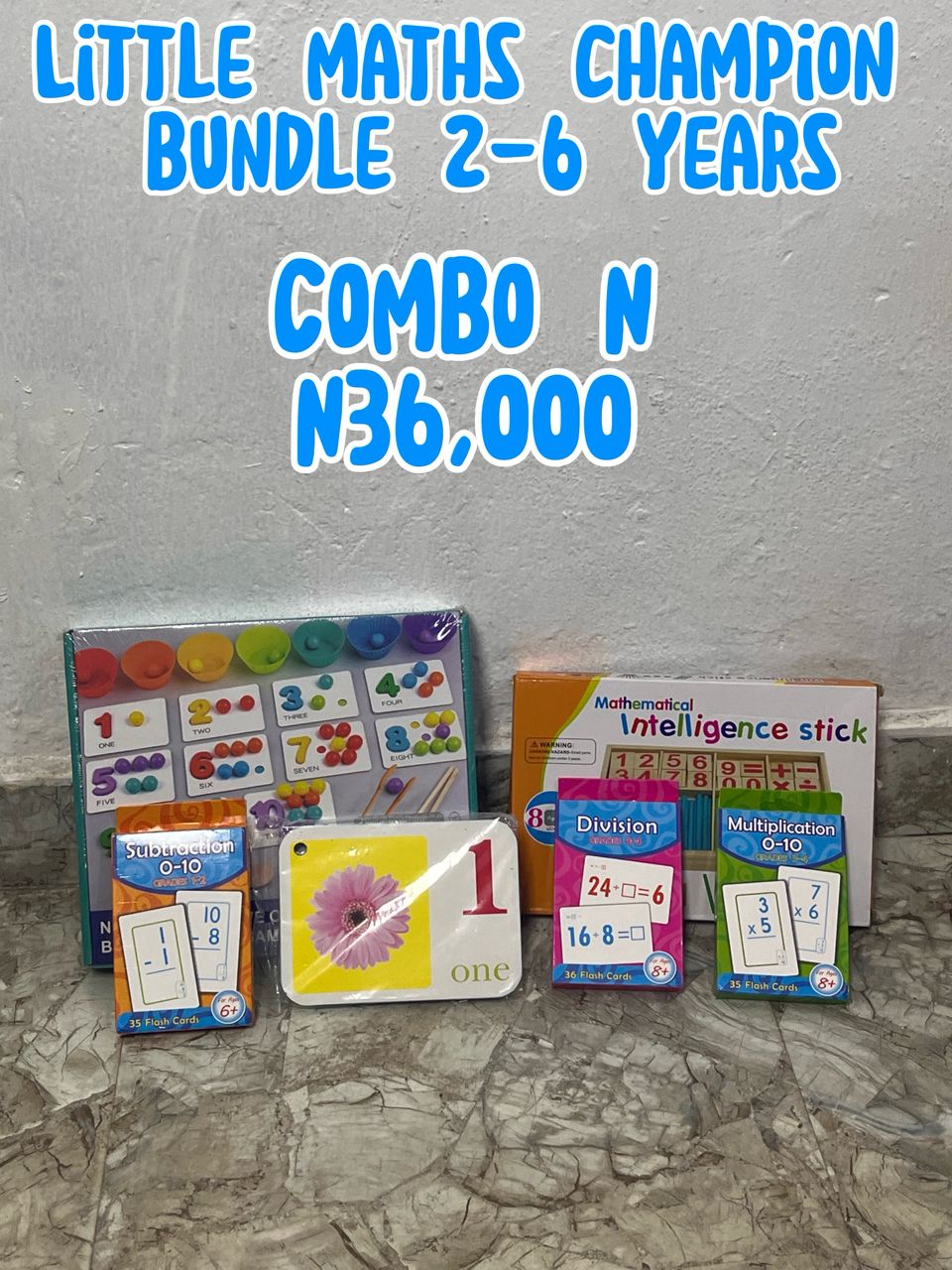 Combo N: Little Maths Champion Bundle (2-6 yrs)