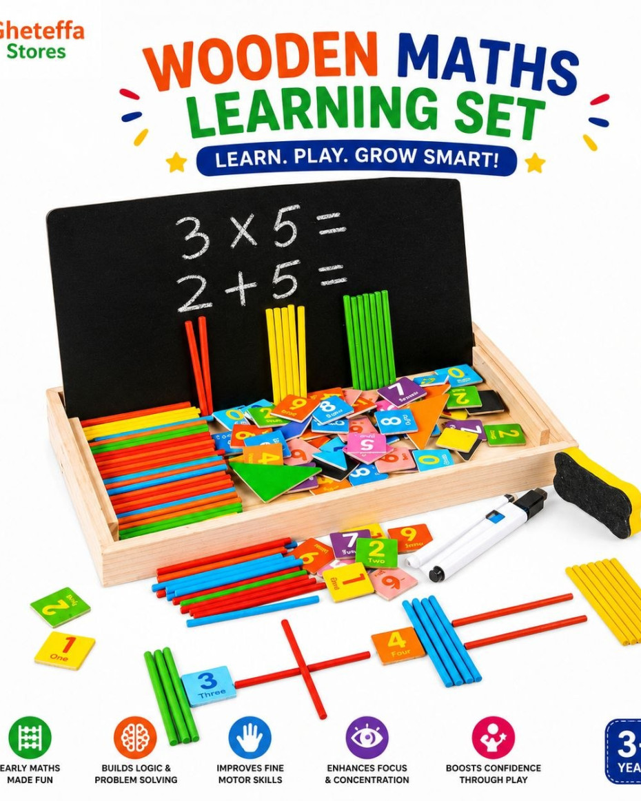 Montessori Wooden Math Learning Box