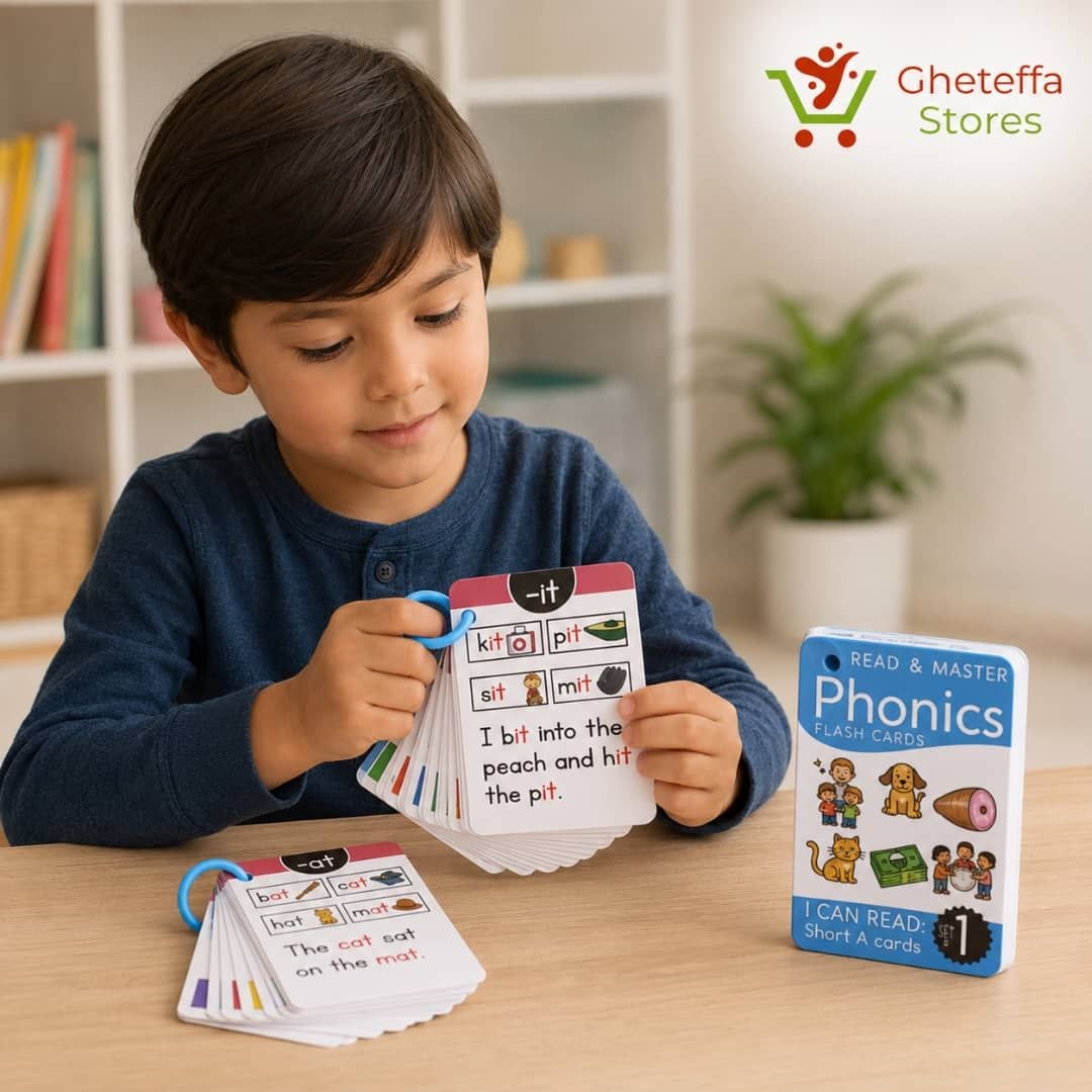 Phonics Flash Cards – 67 Card Reading Set - Image 5