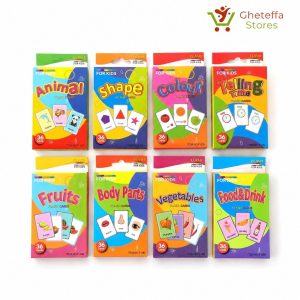 Educational Flash Cards for Kids (36 Cards)