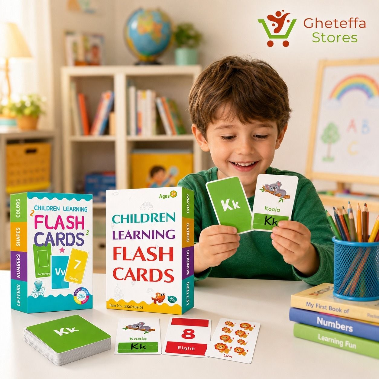 Children Learning Flash Cards (60 Cards) - Image 5
