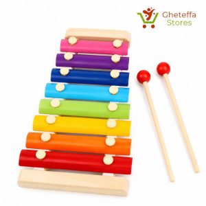 Wooden Rainbow Xylophone for Kids