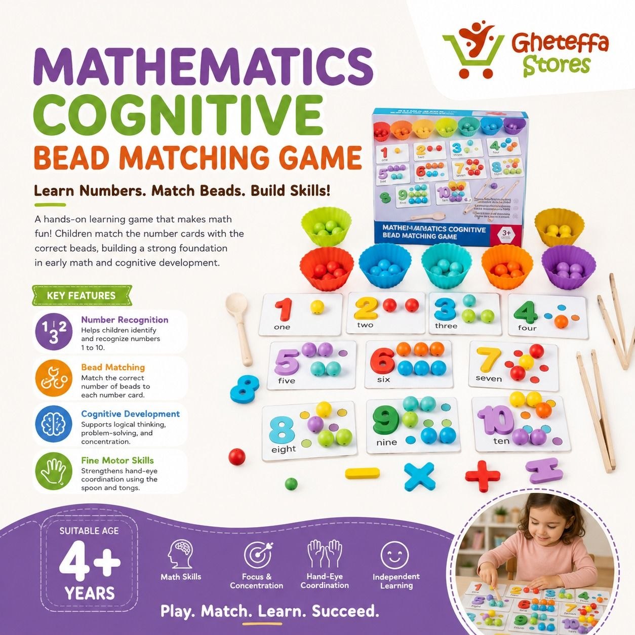 Mathematics Cognitive Bead Matching Game - Image 6