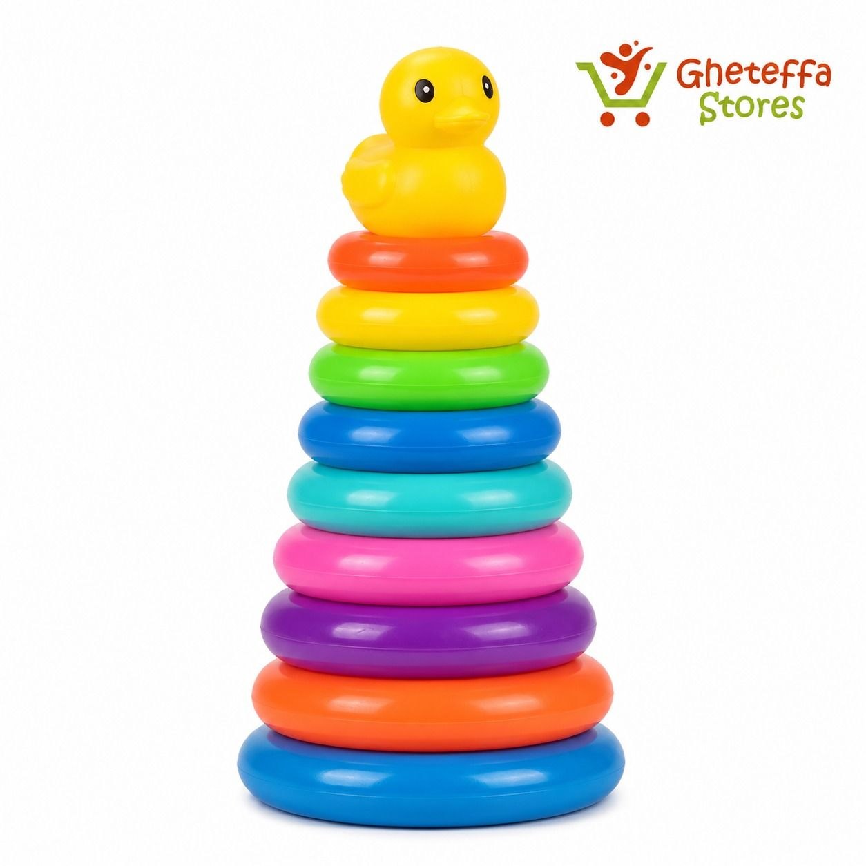 Colorful Stacking Rings for Toddlers