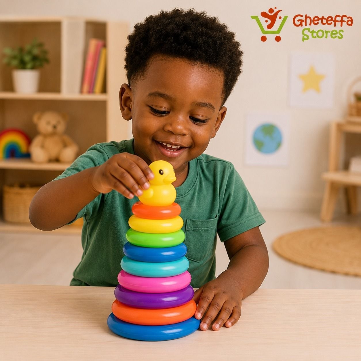 Colorful Stacking Rings for Toddlers - Image 5